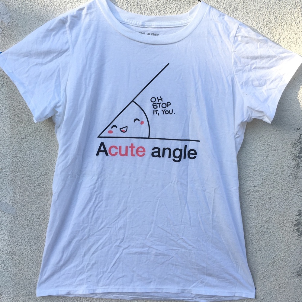 Acute Angle White T-Shirt Never Been Worn